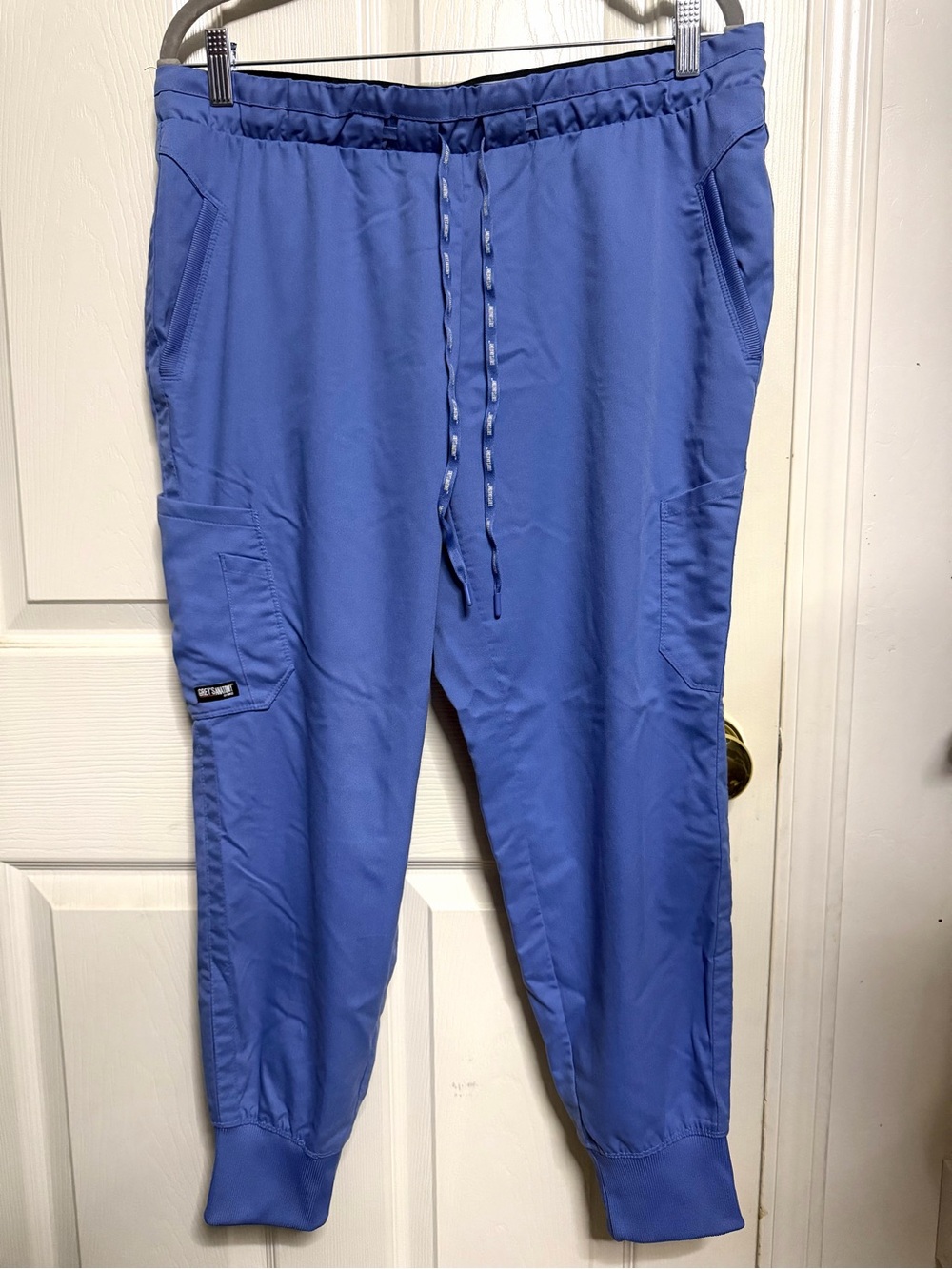 Grey's Anatomy Women Royal Blue Scrub Joggers with Cargo Pocket